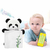 Bonito controle remoto esconder e procurar panda aprendizagem língua cantando conversa inteligente bebê quebra-cabeça interativo brinquedos elétricos na internet