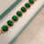 Pulseira Gota Banhada a Ouro 18K com Zircônia Verde - loja online