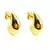 Brinco Médio Gota 18x10mm Banhado à Ouro - comprar online
