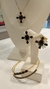 CONJUNTO OVAL E GOTA CRISTAL PRETO - New Sellena Semijoias 