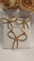 Conjunto Colar e Brinco Laço banhado a ouro - comprar online