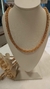 Colar Elos Redondos Entrelaçados Banhado em Ouro 18K - comprar online