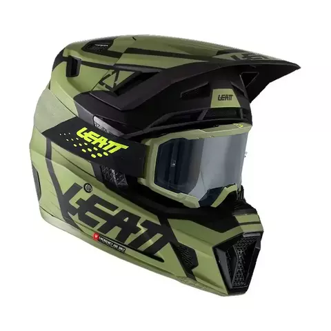 Capacete Leatt Moto 7.5 com Oculos - comprar online