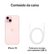 iPhone 15 5G 128GB Tela de 6,1 Polegadas Rosa, Fino e elegante.
