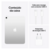 iPad 11ª Geração A16 11 Wi-fi 128GB na cor prata, exibindo uma tela com formas coloridas.