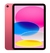 iPad 11ª Geração A16 11 Wi-fi 128GB na cor rosa, exibindo uma tela com formas coloridas.
