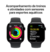 Apple Watch Series 10 Preto Gps fino e pronto para se mexer, pronto para seus exercícios.