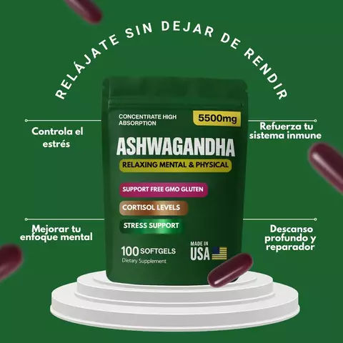 ASHWAGANDHA 5500mg Softgel 100 und - comprar en línea