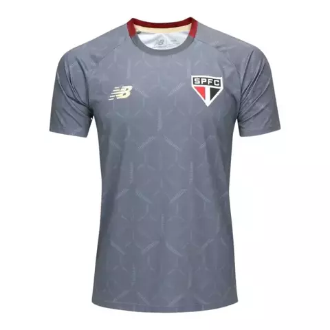 Camisa São Paulo Treino 25/26 - Torcedor New Balance Masculina - Cinza - comprar online