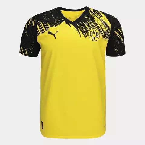 Camisa Borussia Dortmund I 25/26 - Torcedor Puma Masculina - Amarela com detalhes em preto - comprar online