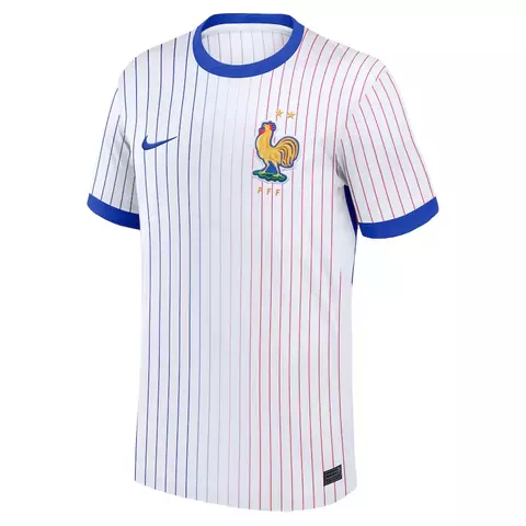 Camisa Seleção da França II 24/25 - Torcedor Nike Masculina - Branca com detalhes em azul e vermelho - comprar online