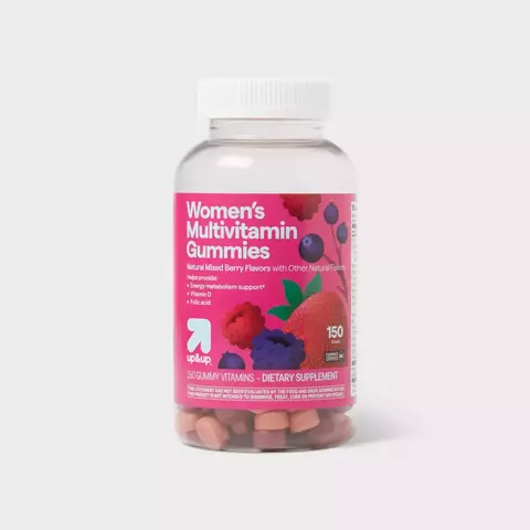 Women's Multivitamin Gummies - Natural Berry - 150ct - up&up™ Gomitas Miltivitaminico para Mujeres sabor Berry