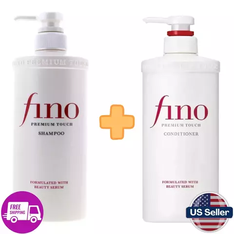 Shiseido Fitit Fino Premium Touch Moist Shampoo y acondicionador 18.6fl.oz./550ml c/u - comprar en línea