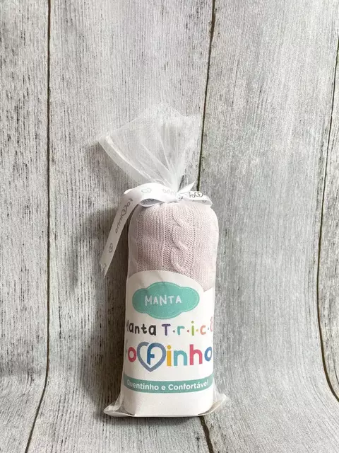 Manta Tranca Rosa Pastel/un