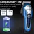 KM-1995 Barber Professional Men's Hair Clipper Elétrica Barba Clipper Baixo Ruído Clipper Cordless Hair Clipper KM-1995 - eletroadv