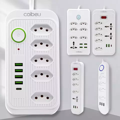 Extensão Régua de Tomadas com Filtro - USB
