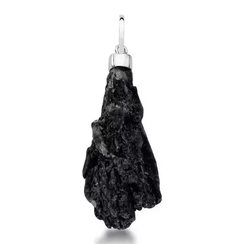 Pingente Vassoura de Bruxa (Cianita Negra) - comprar online