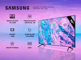 Televisor Samsung Cristal 50CU7000 UHD 4K