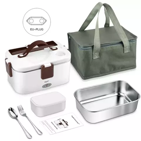 220v 1.8l lancheira elétrica portátil aquecedor de alimentos 80w alta p