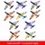 Ejection Aircraft Shooting Game for Children, brinquedo esportivo pai-filho, bri - comprar online