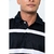 Camiseta Gola Polo Zek Masculina Listrada Slim - Azul Royal