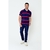 Camiseta Gola Polo Zek Masculina Listrada Slim - Mescla