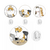 Ganchos Autoadhesivos x4 Diseño Gatitos - comprar online
