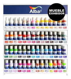 ACRILICO DECORATIVO ALBA EXHIBIDOR +55 POTES