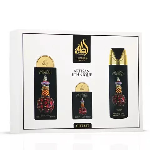 Kit Lattafa Artisan Ethnique 3 Piezas - comprar online