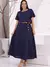 Vendedor IndicadoConjunto Linho Feminino Saia Longa Com Fenda + Blusa Casual - Moda Feminina / Sem Cinto - loja online