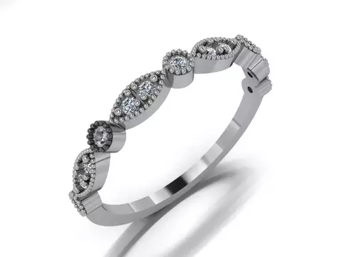 Aparador Navete Em Prata Com Zirconia Entrega Imediata