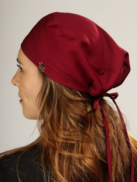 Touca Bandana Cirúrgica - Vinho