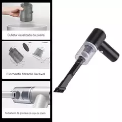 Imagem do Mini Aspirador de Pó Powerclean para Casa Carro Portátil Prático Uso dia a di