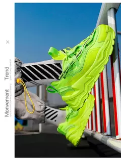 Tênis masculinos sapatos respirável - comprar online