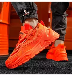 Tênis masculinos sapatos respirável
