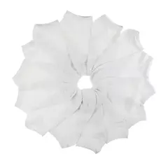 7 pares meias femininas de algodão respirável cor sólida confortável branco - comprar online