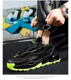 Tênis masculinos sapatos respirável - comprar online