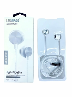 Fone de Ouvido Com Fio P3 Isolamento De Ruído Lelong LE-0209Y - comprar online