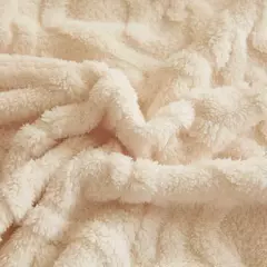 Imagem do Cobertores de flanela de lã coral para camas cor sólida primavera inverno maci