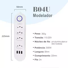 Regra tomada - tomada usb,2m,tomada,filtro de linha,plug,extensão tomada,extensão de tomada e