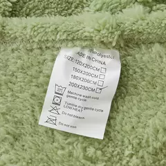 Cobertores de flanela de lã coral para camas cor sólida primavera inverno maci - comprar online