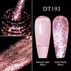 MEET ACROSS 7ml Translucidez Gel Reflexivo Esmalte Reflexivo Glitter Semi Perman - comprar online