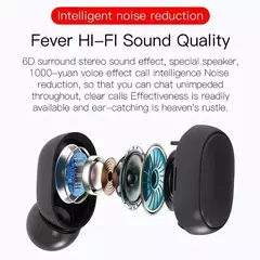 Tws e6s fone bluetooth fones de ouvido sem fio bluetooth com cancelamento ruído na internet