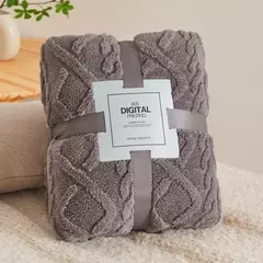 Cobertores de flanela de lã coral para camas cor sólida primavera inverno maci - Kliko