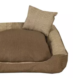Cama Para Pet Cães E Gatos Bege/marrom Porte Grande - comprar online