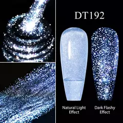 MEET ACROSS 7ml Translucidez Gel Reflexivo Esmalte Reflexivo Glitter Semi Perman