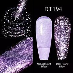 MEET ACROSS 7ml Translucidez Gel Reflexivo Esmalte Reflexivo Glitter Semi Perman