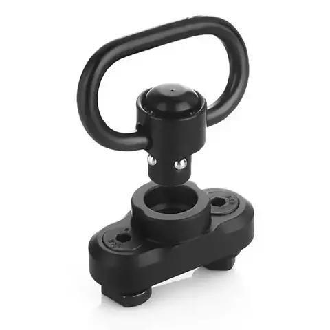 QD M-LOK SLING SWIVEL ADAPTADOR RAIL MOUNT SLING FIVELA ALÇA DE METAL