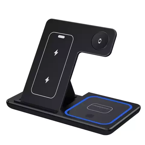 Carregador sem fio 3 em 1 estação de carregamento dobrável para Iphone