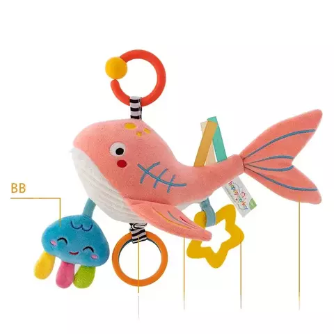 Bebê recém-nascido brinquedo de pelúcia macio mordedor chocalhos brinquedos e